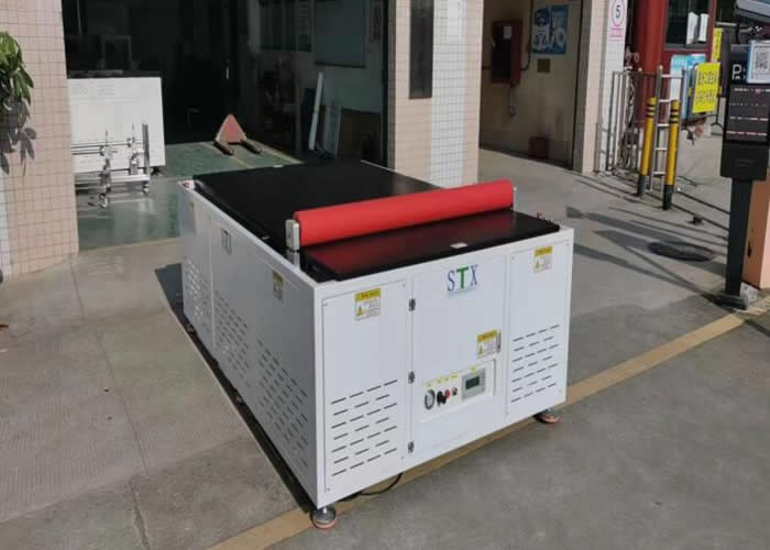 Semi-automatic large sheet laminator